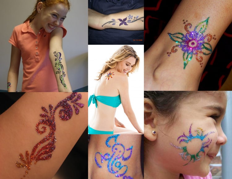 Sparkling Tattoos For Kids, Temporary Tattoos For Kids
