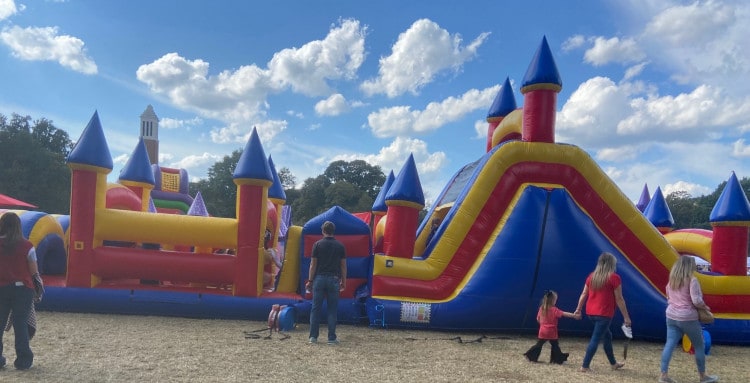Castle Obstacle with slide